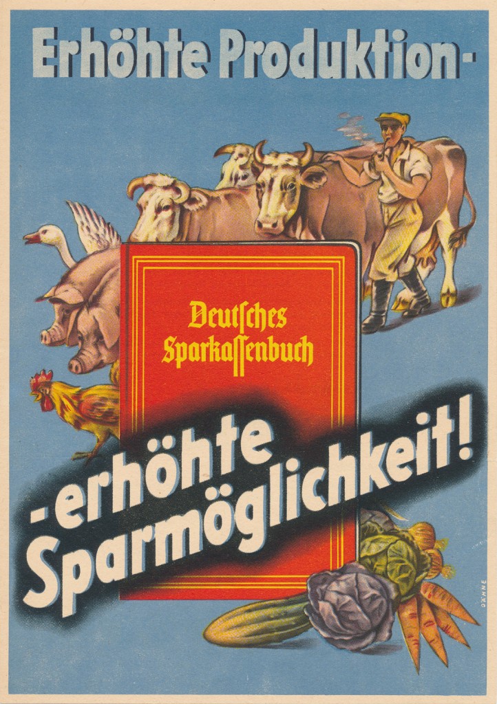 Sparkasse Flyer DDR 1954
